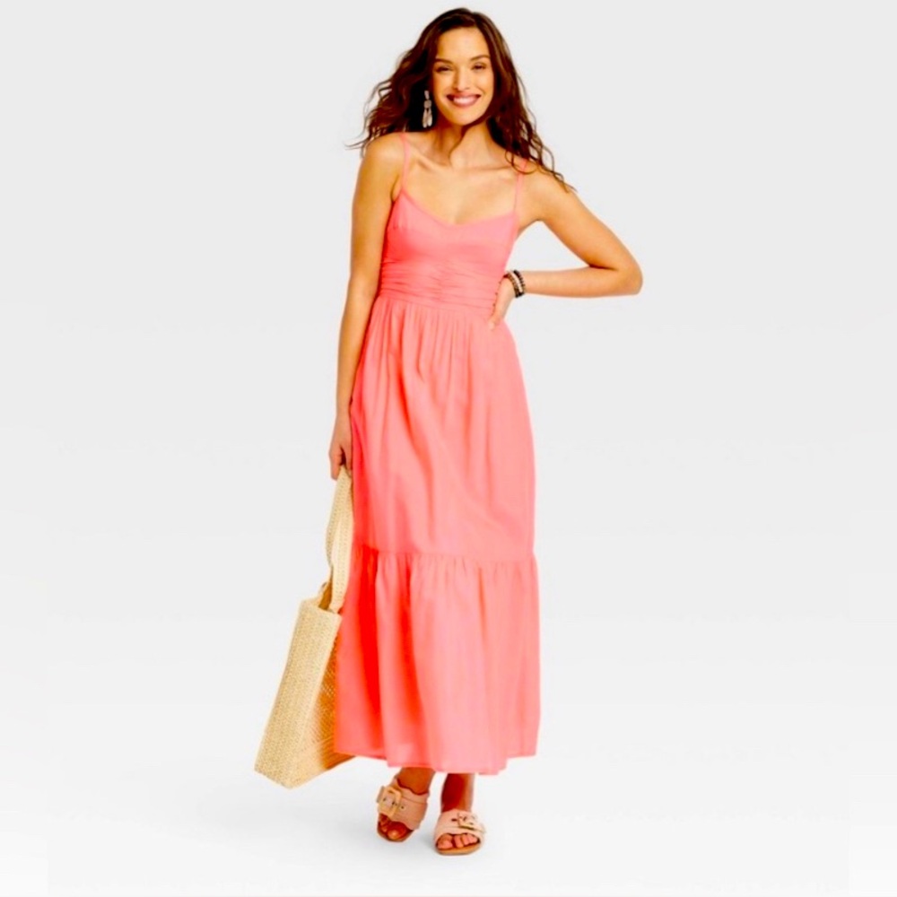 Universal Thread Spaghetti Strap Maxi Dress w/pockets!  NWT